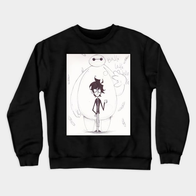 Fist Bump Crewneck Sweatshirt by toothy.crow